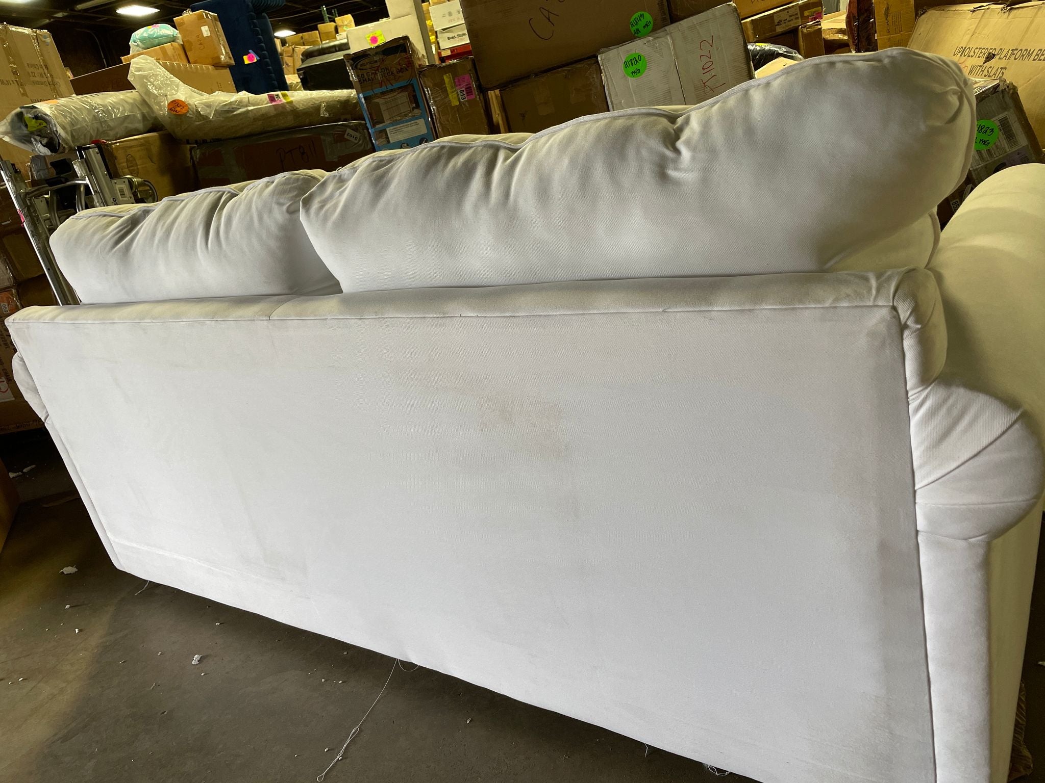 82'' Rolled Arm Slipcovered Sofa Bed OP107