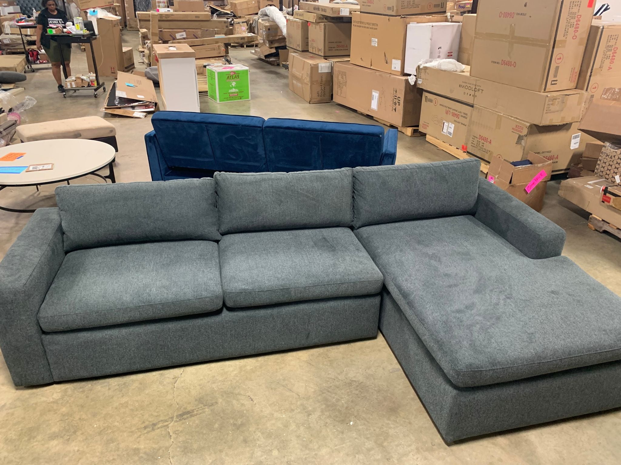 Benedict 115" Wide Sofa & Chaise CYB551