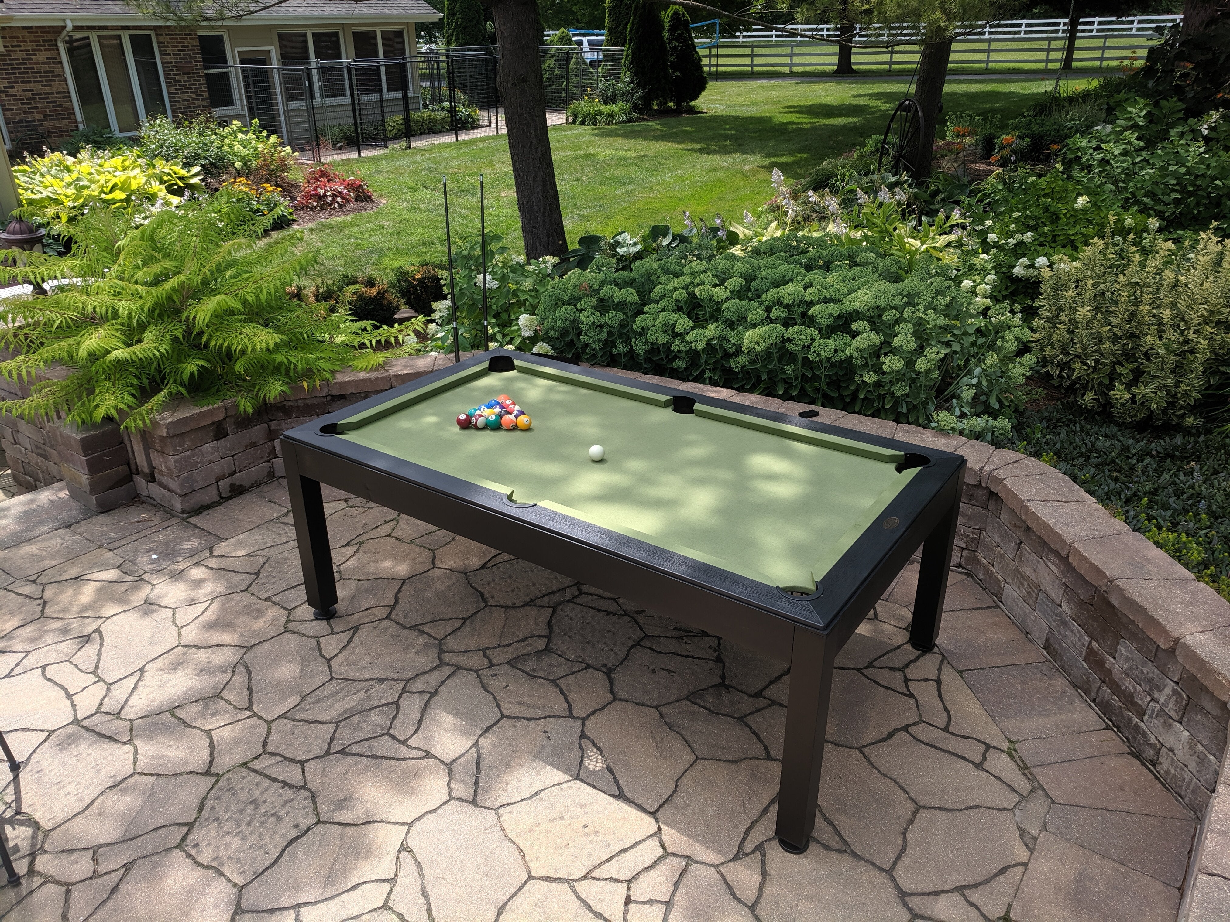 Outdoor Play 7' Pool Table (#K1854)