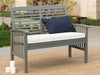 Gray Wash Outdoor Love Seat #CR2086