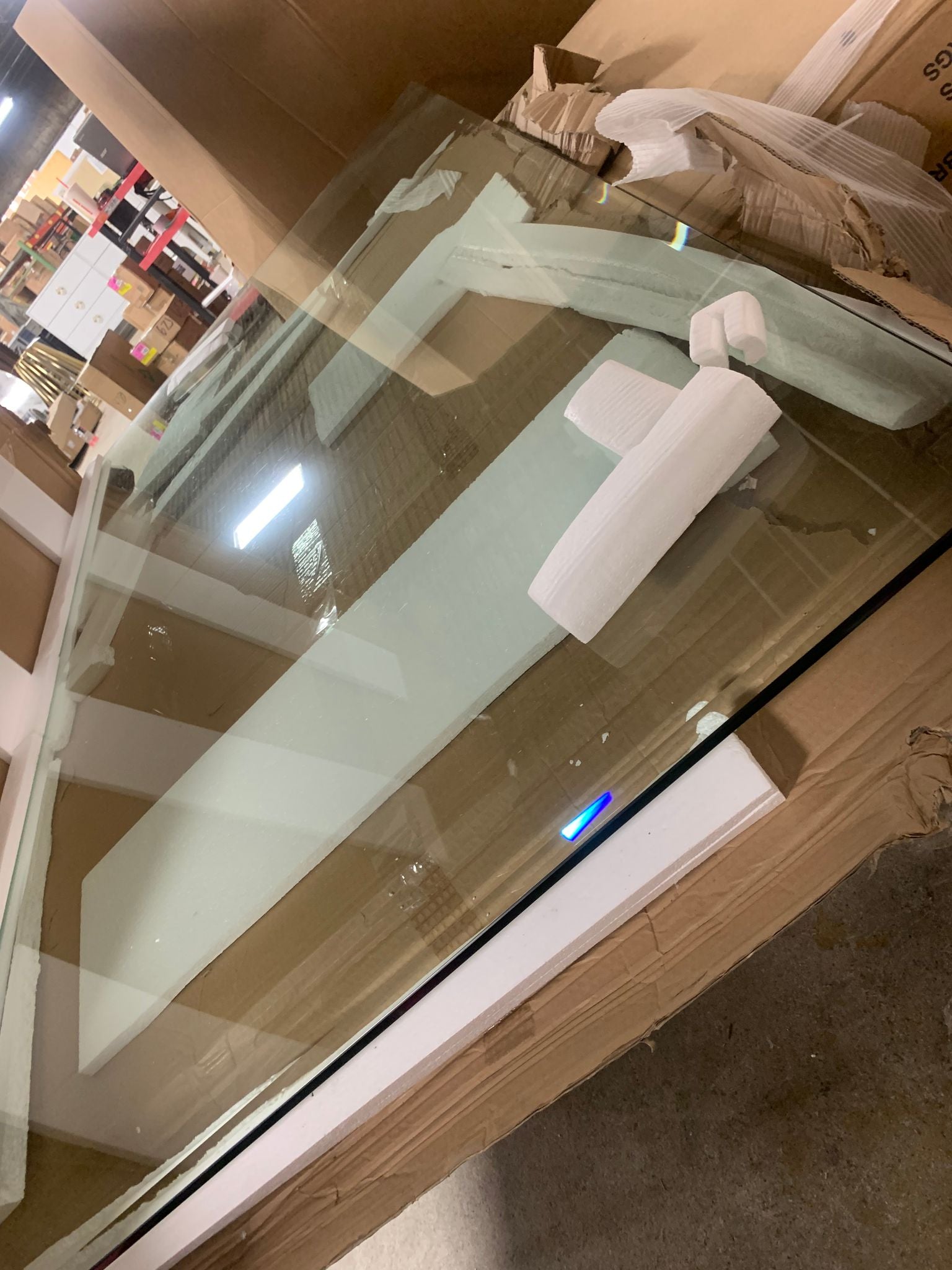 72" Glass Dining Table Top ONLY