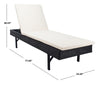 Cam Sunlounger - Black - #8634T
