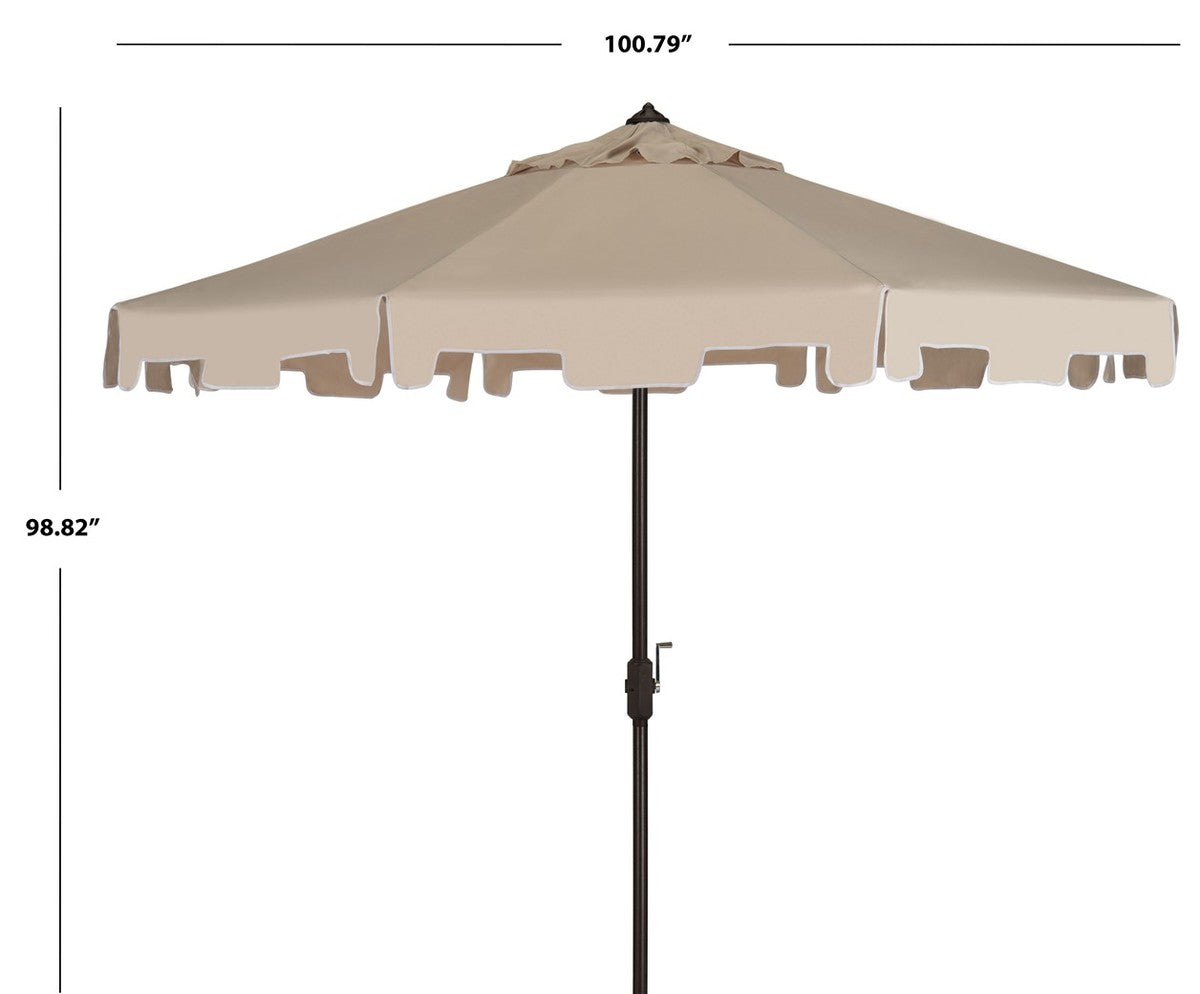 Zimmerman 9' Crank Umbrella, Beige  (#K4182)