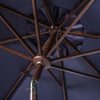 Ortega 9' Umbrella, Navy Blue (#K4183)