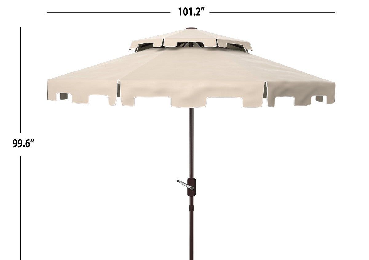 Zimmerman 9ft Double Top Market Umbrella LX4709