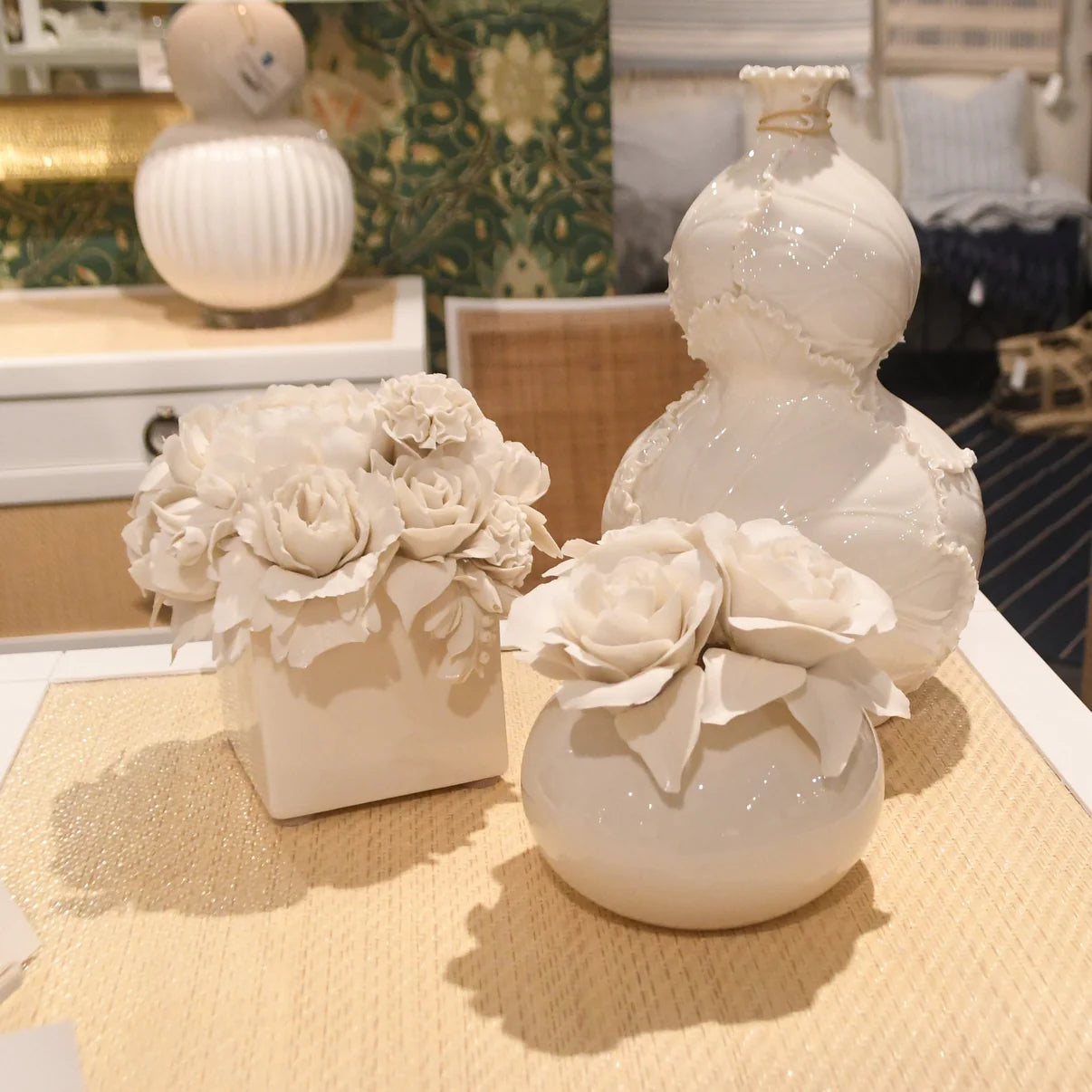 Peony Bouquet Blanc De Chine