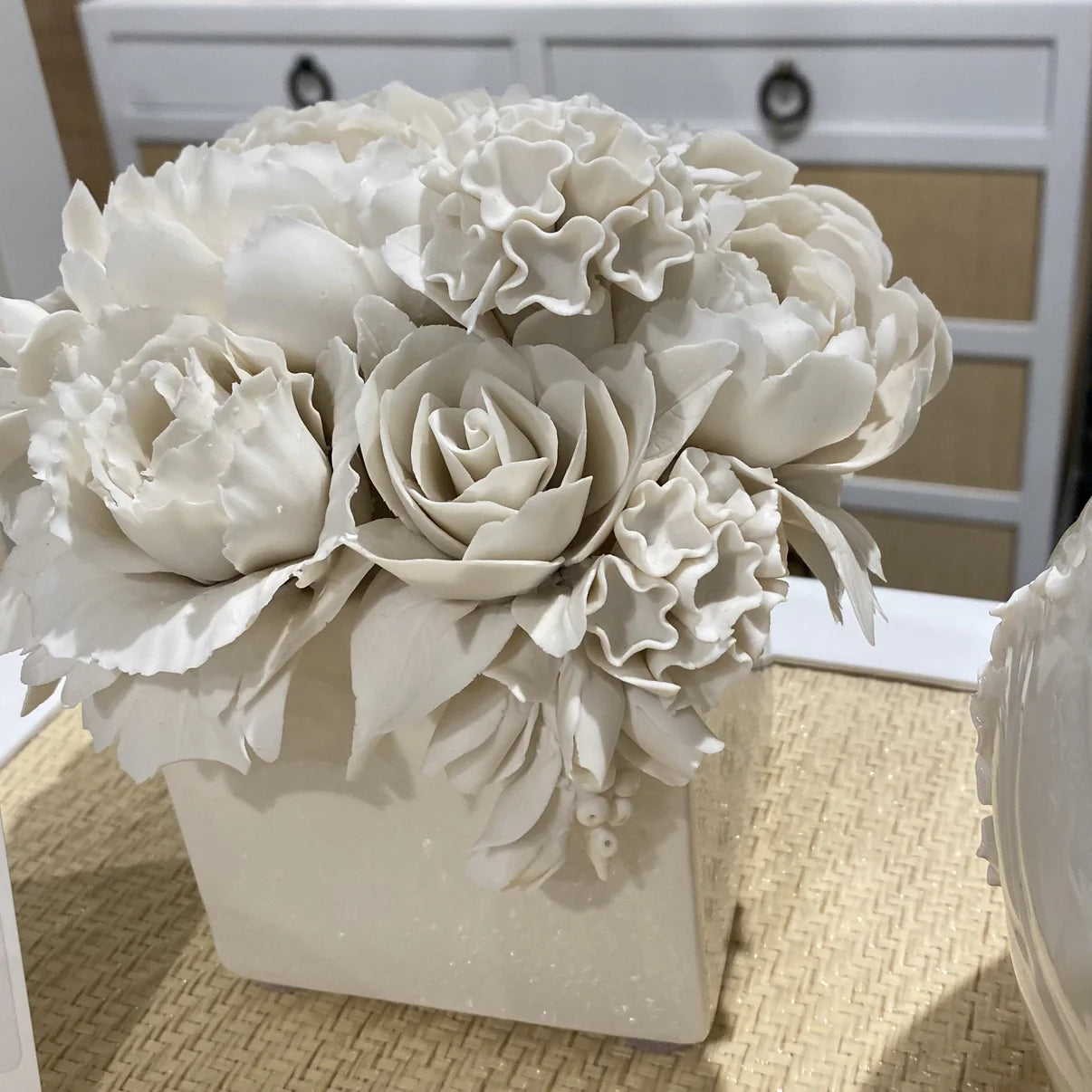 Peony Bouquet Blanc De Chine