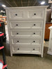 Modus Paragon 5-Drawer Chest in White 4NA484 KBO242