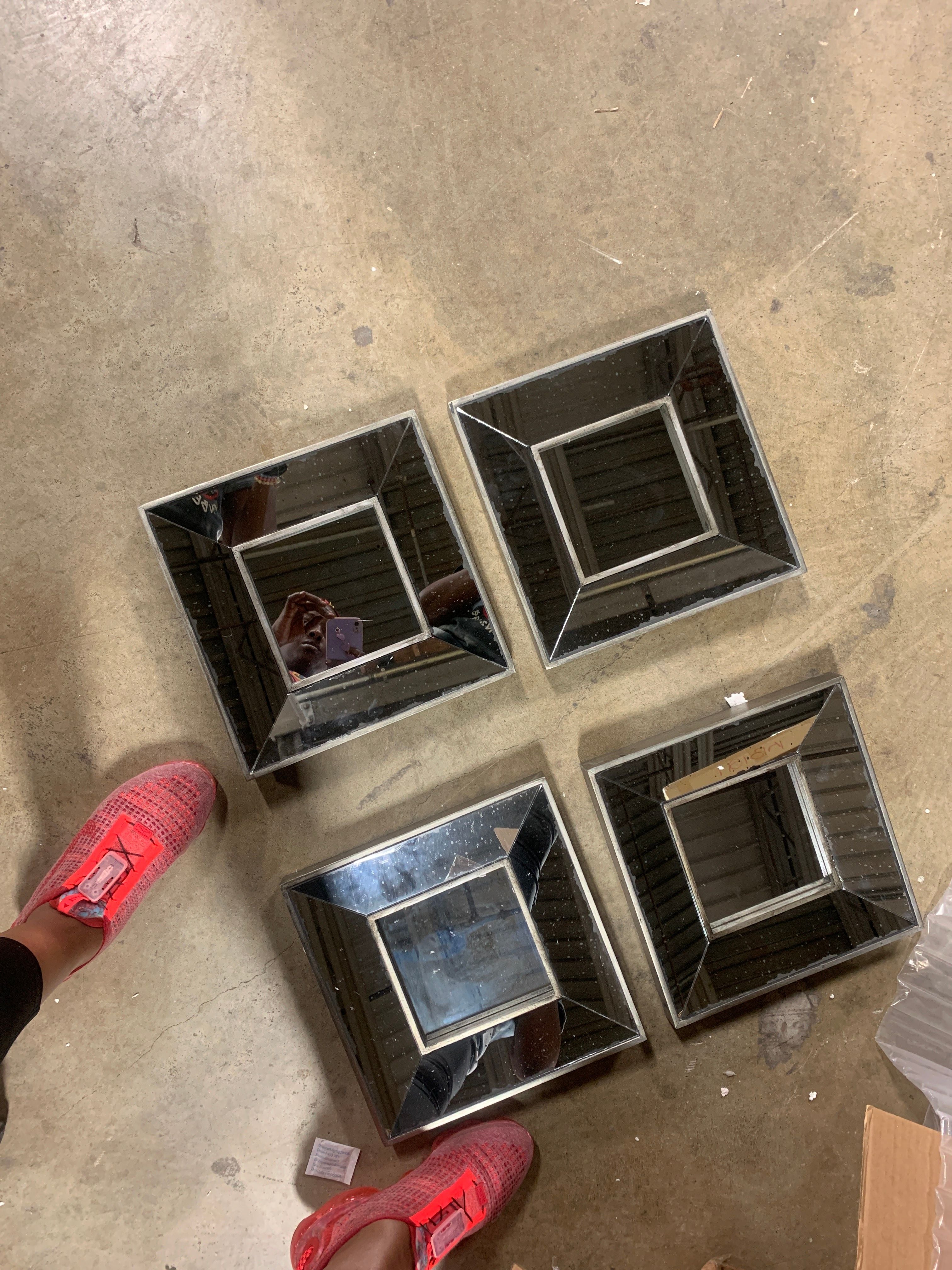 4 Piece Niemann Mirror Set (Set of 4), KB124