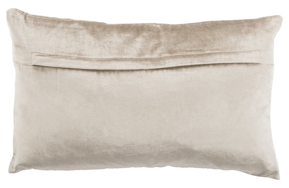 12" x 20" Enchanted Evergreen Accent Pillow, Beige/Gold (#K6096)
