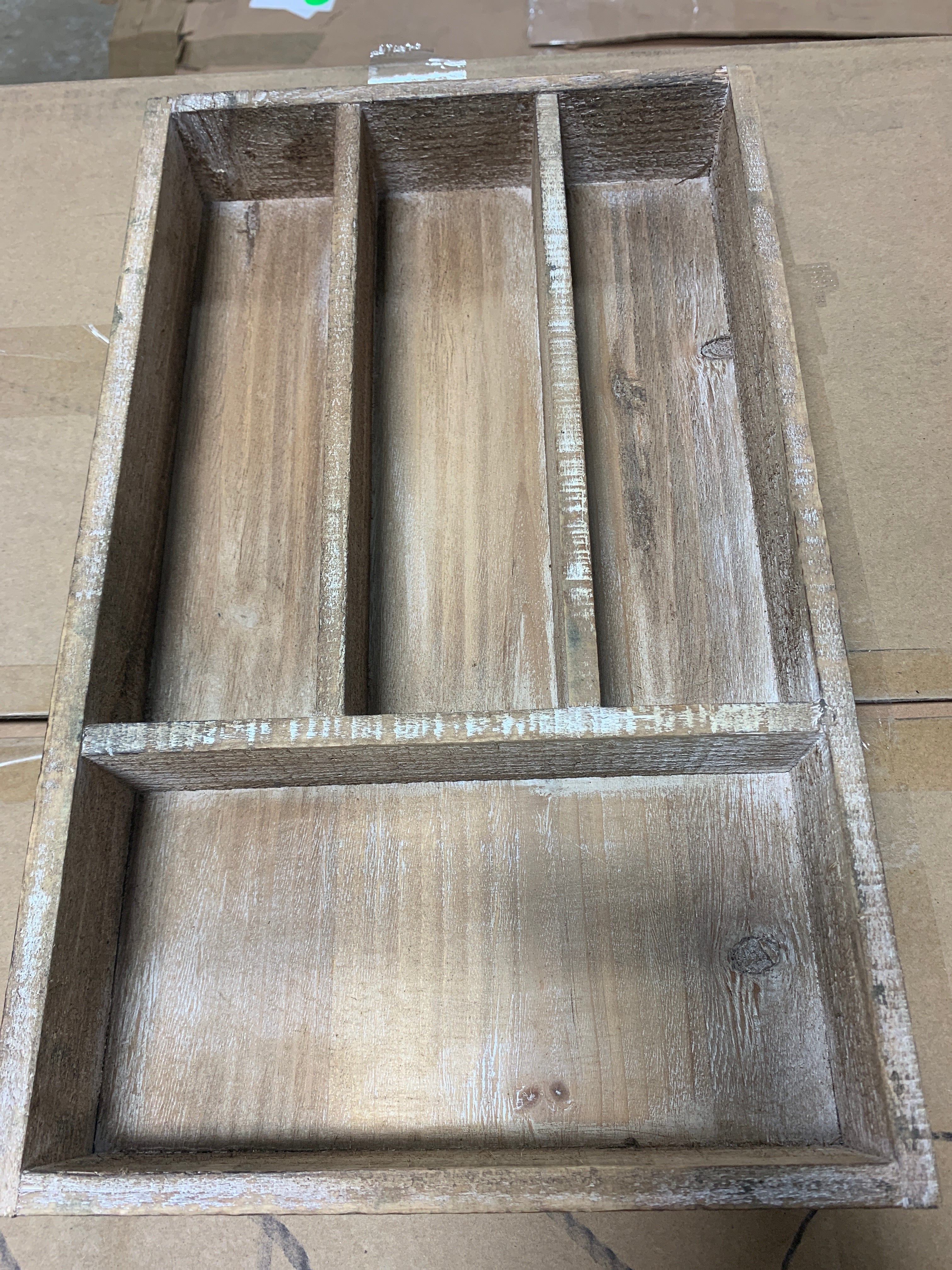 AB Home 10"D x 16"W x 2.5"H Sheridan Tray in Brown Finish, pt1273