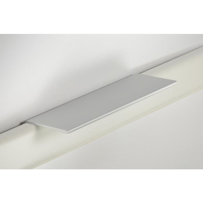 96mm Modern Edge Pull, Aluminum, 3 3/4in (Set of 3)