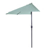 Half Round 9' Market Umbrella, Dusty Green (#K2335)