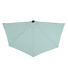 Half Round 9' Market Umbrella, Dusty Green (#K2335)