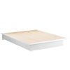 Step One Platform Bed, White - Queen (#541)