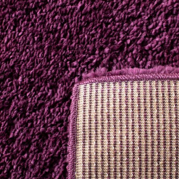 August Shag Purple Runner Rug TRUG1107