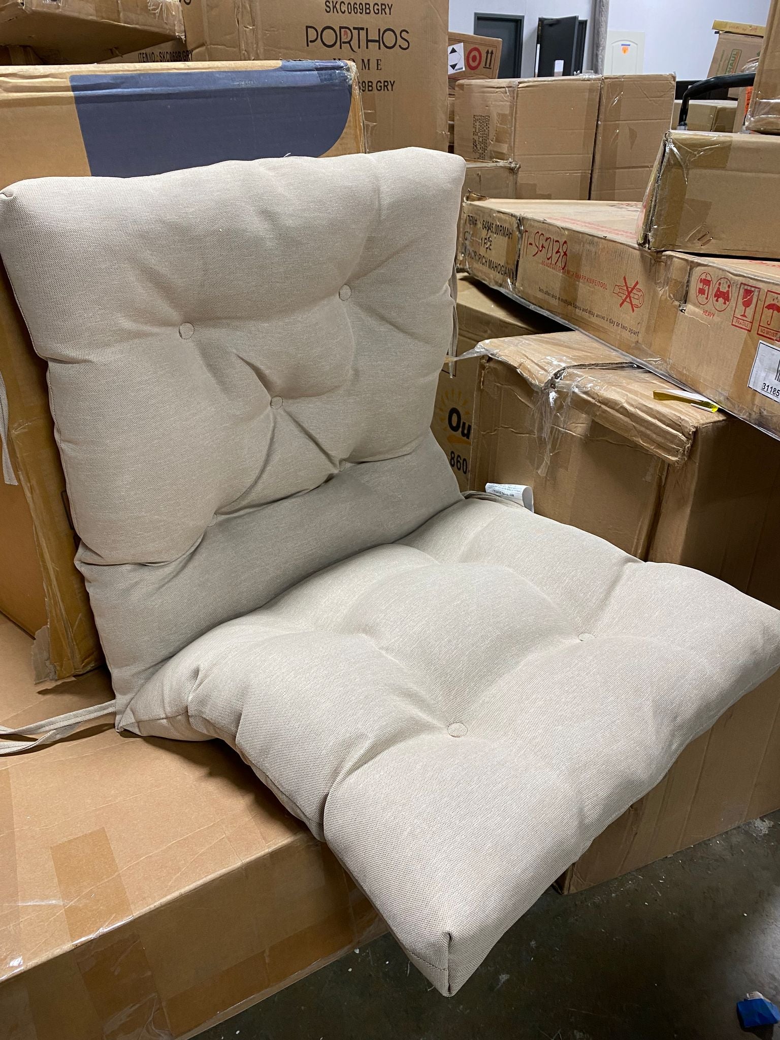 Ebern Designs 1 - Piece Outdoor Seat/Back Cushion