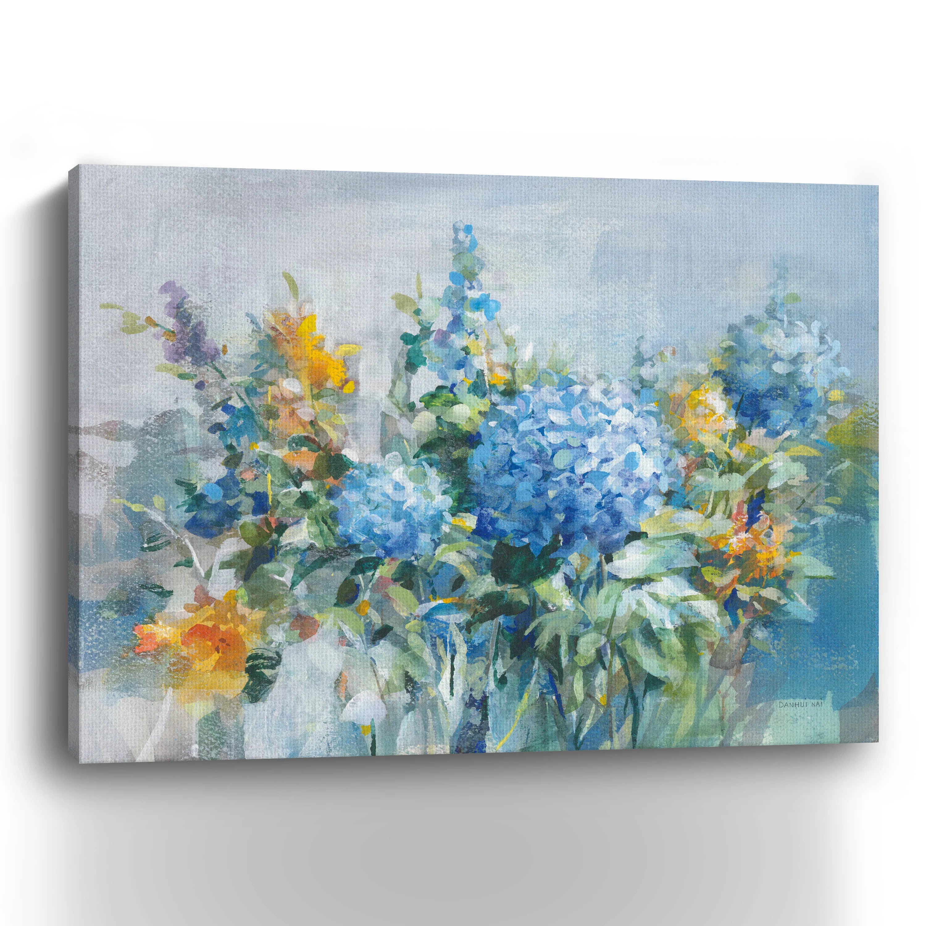 August Garden Canvas Wall Art  12" H x 18" x 1.25"D