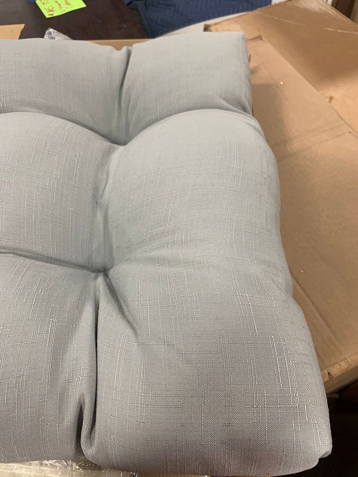 60" W x 19" D Spun-Polyester Indoor/Outdoor Seat Cushion EJ804