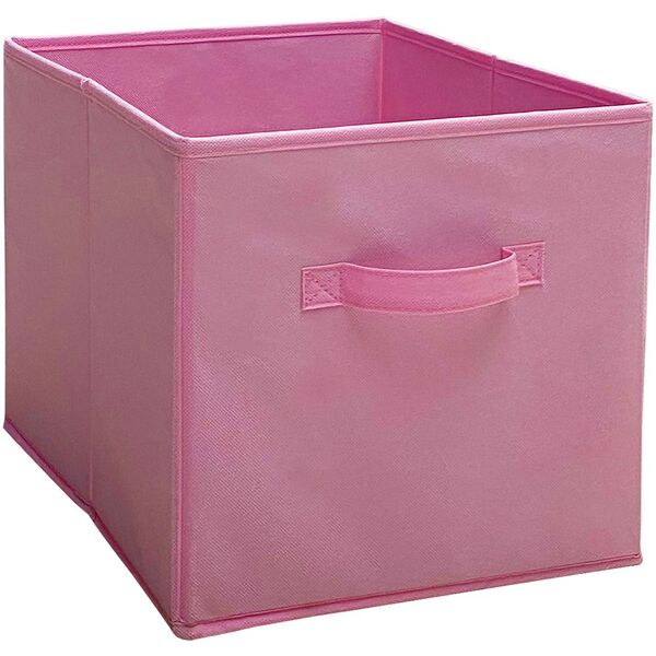Keji Small Collapsible Storage Cubes 2 Pack Pink, B36-DS126