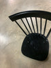 Black Matanna Solid Wood Windsor Back Side Chair (Set of 2)