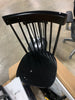 Black Matanna Solid Wood Windsor Back Side Chair (Set of 2)