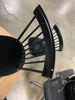 Black Matanna Solid Wood Windsor Back Side Chair (Set of 2)
