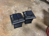 Black Solar Powered LED Outdoor Bug Zapper Lantern, set of 2