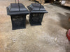 Black Solar Powered LED Outdoor Bug Zapper Lantern, set of 2