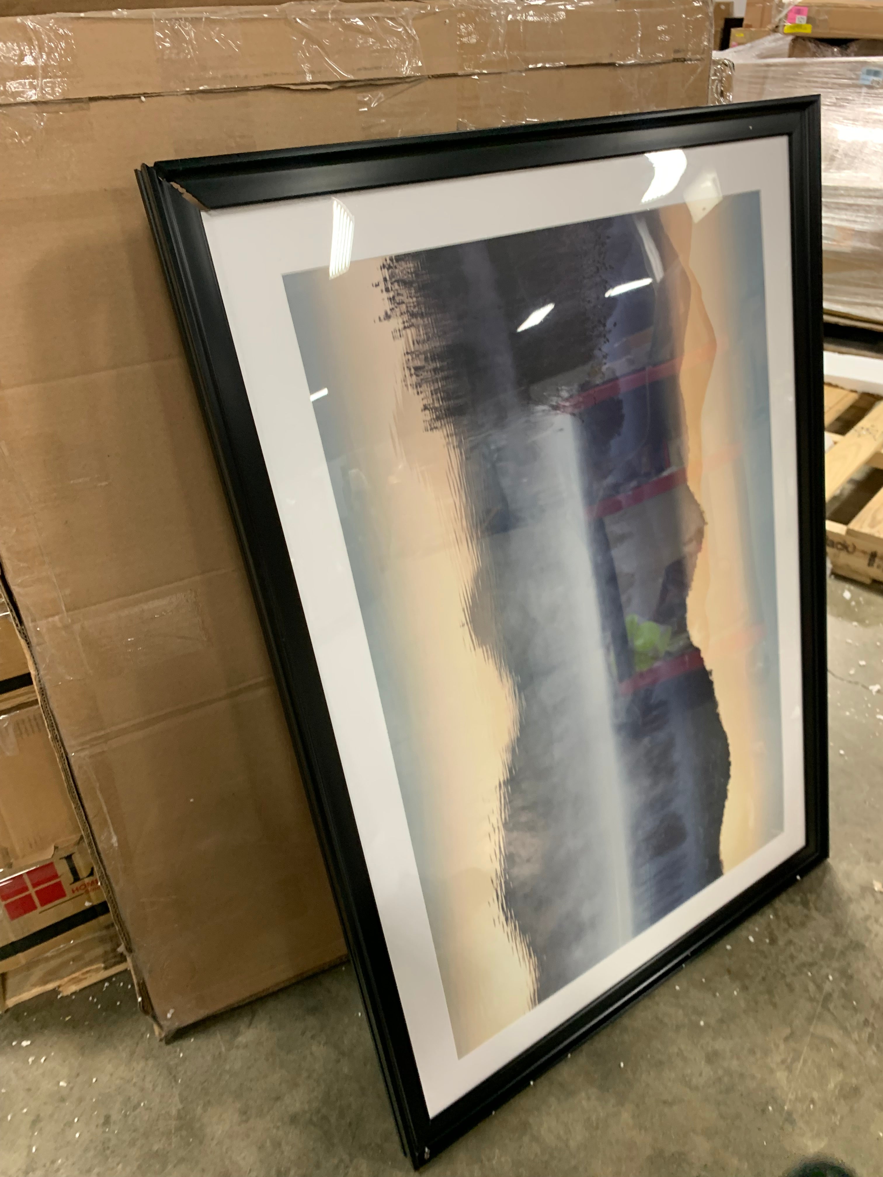 30" H x 40" W x 1.5" Quiet Morning Picture Frame Print
