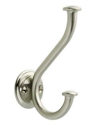 * Brainerd Cirque Double Coat & Hat Hook Satin Nickel 133077 HAS211