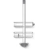 Simple Human Adjustable Shower Caddy in Aluminum and Stainless Steel K7634