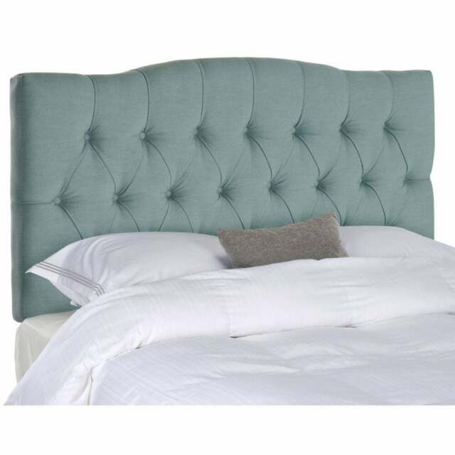 Axel Upholstered Tufted Headboard, Sky Blue - Queen (#K6260)