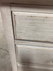 Ayden 30'' Tall 3 - Drawer Solid Wood Nightstand in Antique White/Chestnut