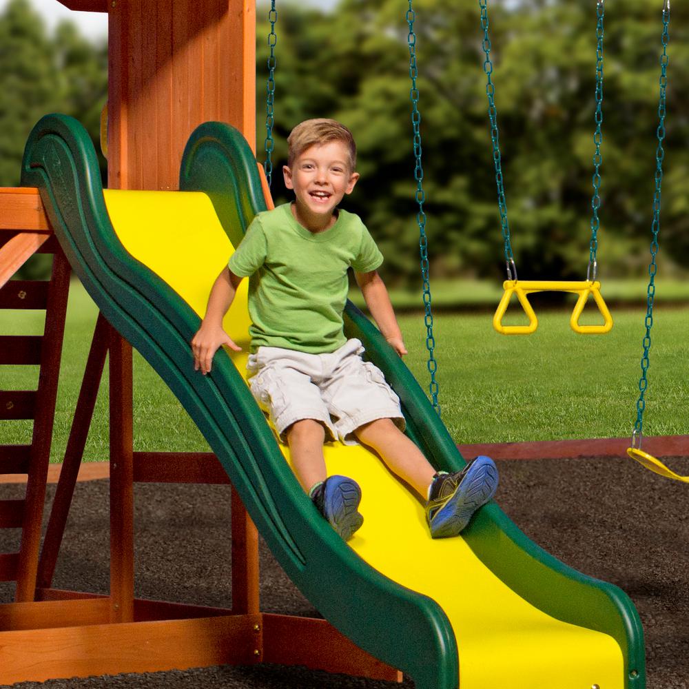 Backyard Discovery Weston All Cedar Swing Set *As Is*  #SA1028
