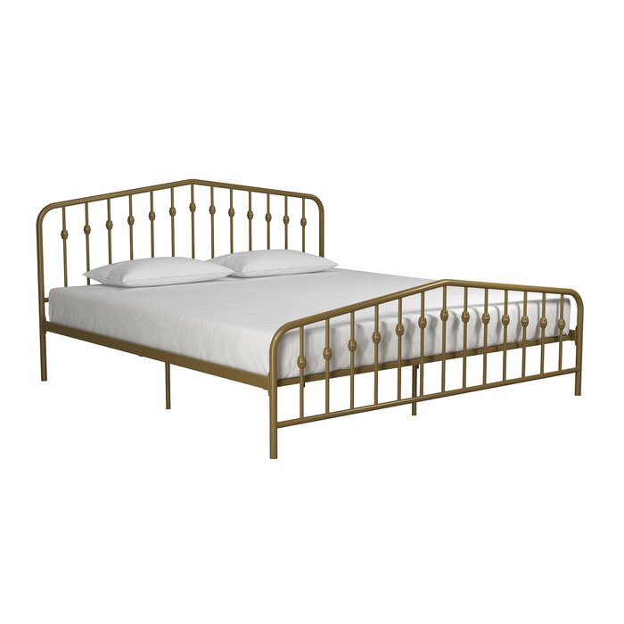 Gold Bushwick Platform Bed - Full  #SA1040
