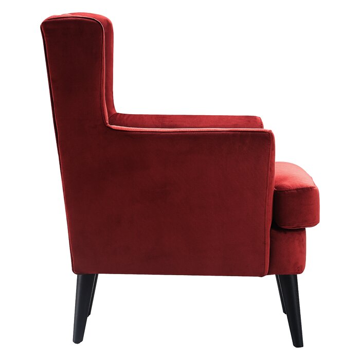 Burgundy Celeste Wingback Chair  #SA1044