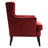 Burgundy Celeste Wingback Chair  #SA1044