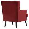 Burgundy Celeste Wingback Chair  #SA1044