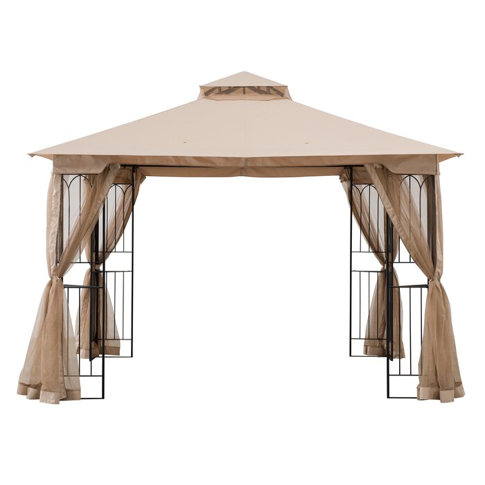 10 ft. x 10 ft. Steel Patio Gazebo  #SA1064