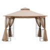 10 ft. x 10 ft. Steel Patio Gazebo  #SA1064