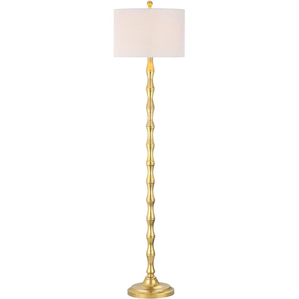 Aurelia 63.5" Antique Gold Curved Floor Lamp  #SA1155