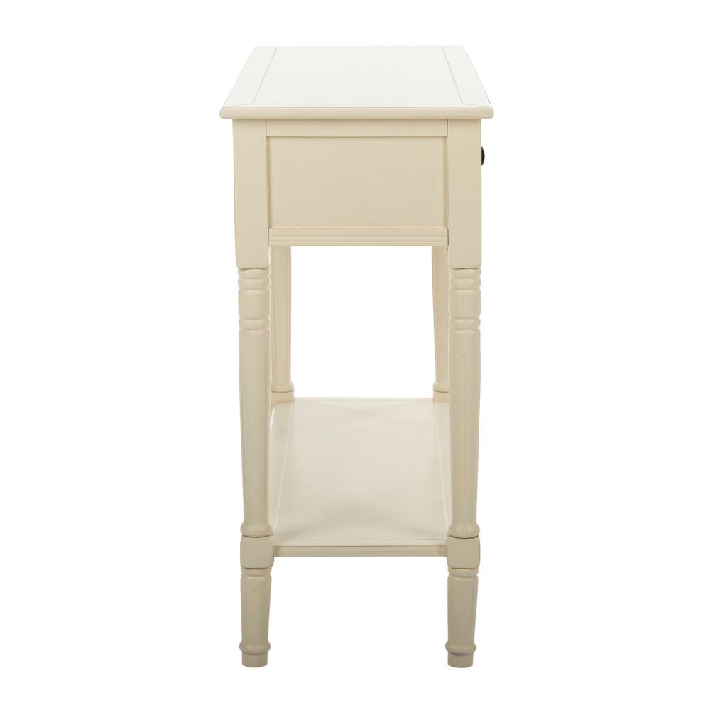 Samantha Distressed Cream Storage Console Table  #LX4254