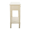 Samantha Distressed Cream Storage Console Table  #LX4254