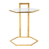 Mirasol White/Gold End Table  #SA1123