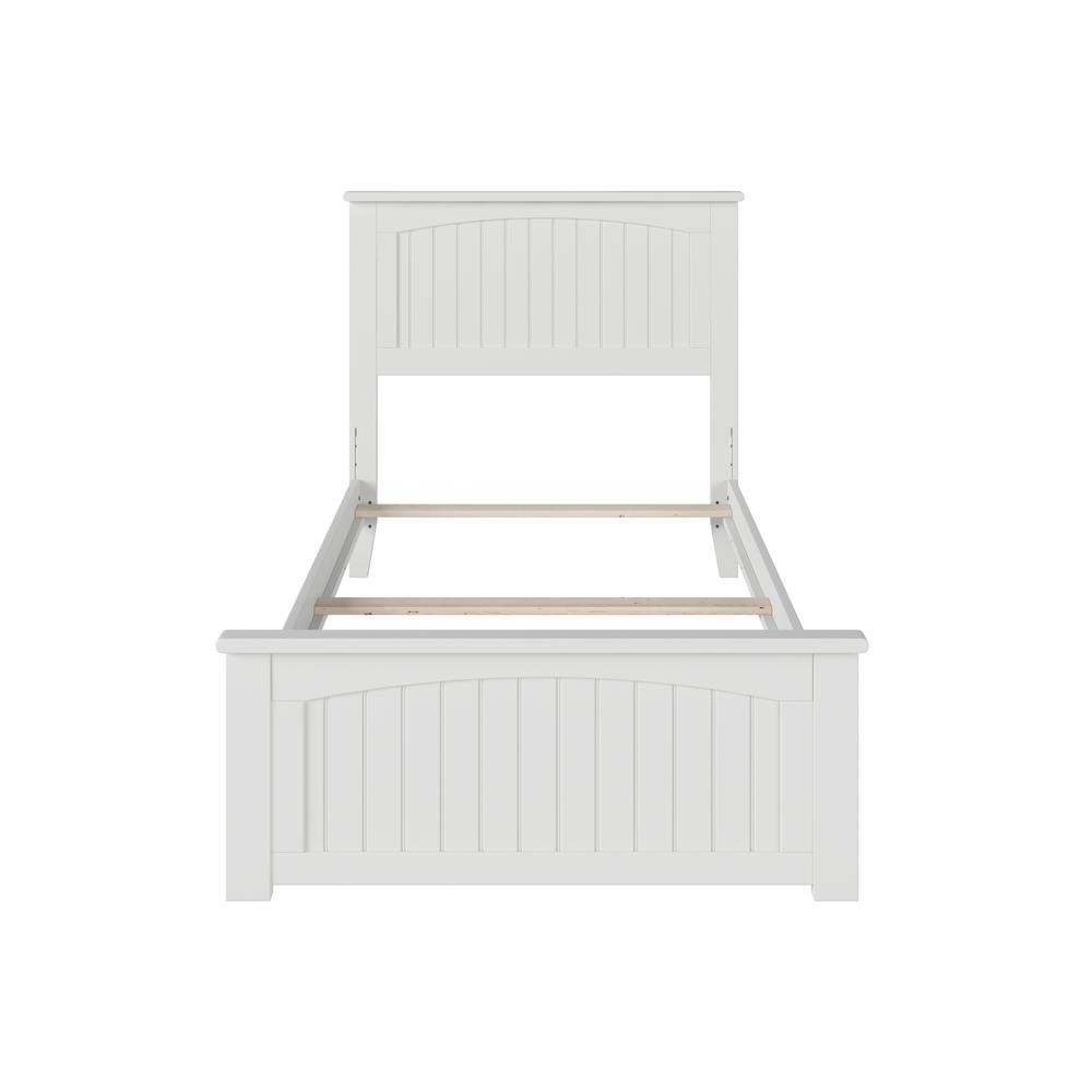 White Nantucket Twin Headboard and Footboard ONLY  #SA1222