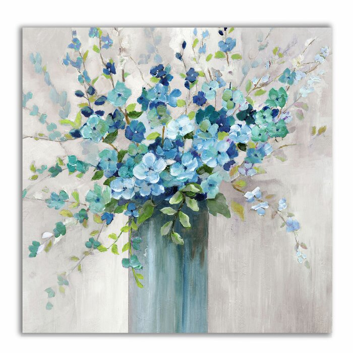 'Sea Isle Wildflowers' - Print on Wrapped Canvas  #SA1280
