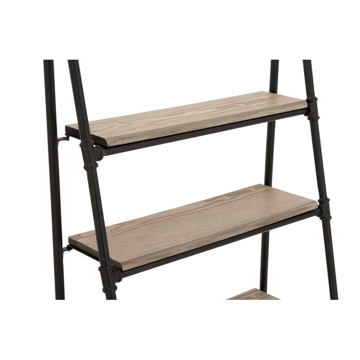 Black/Beige Fatima Ladder Bookcase  #SA1475