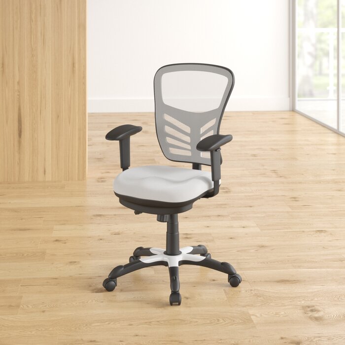 White Billups Ergonomic Task Chair  #SA358