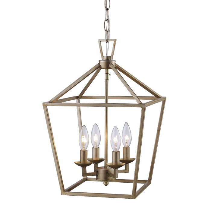 Carmen 4-Light Lantern Geometric Pendant  #SA418